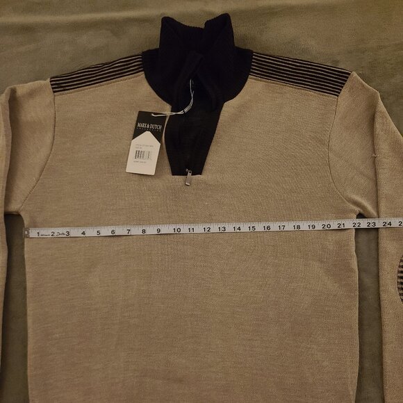 Marx & Dutch Collection Men's M Long-sleeved Brown Tan New - Picture 9 of 11